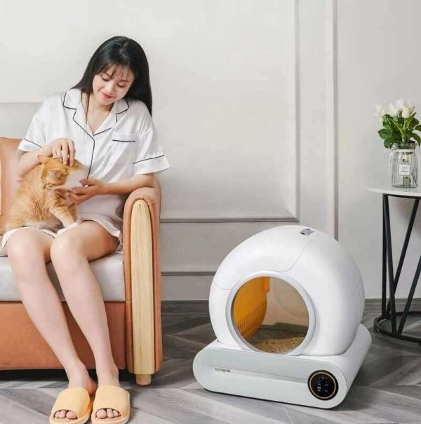 Wholesale APP Control Intelligent Smart Self Cleaning Litter Box for Cats Automatic Cat Toilet Litter Box 116-5903 - Imagen 5