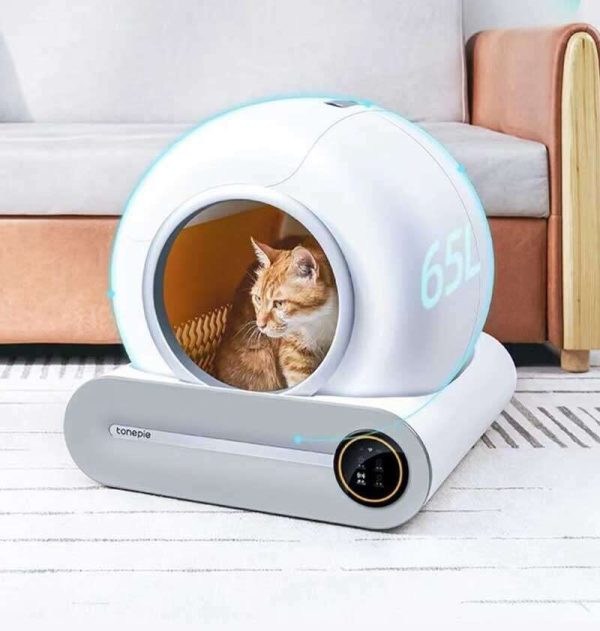 Wholesale APP Control Intelligent Smart Self Cleaning Litter Box for Cats Automatic Cat Toilet Litter Box 116-5903 - Imagen 4