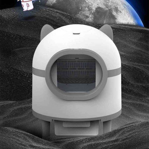 ⁦Wholesale Custom Intelligent APP Control Extra Large Pet Waste Disposal Automatic Self-Cleaning Smart Cat Toilet Litter Box For Cats 116-5910⁩ - الصورة ⁦3⁩